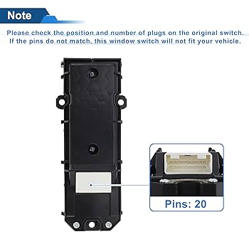 Amazon.com: X AUTOHAUX Front Left Driver Side Power Window